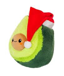 Squishable Snackers Avocado Santa 