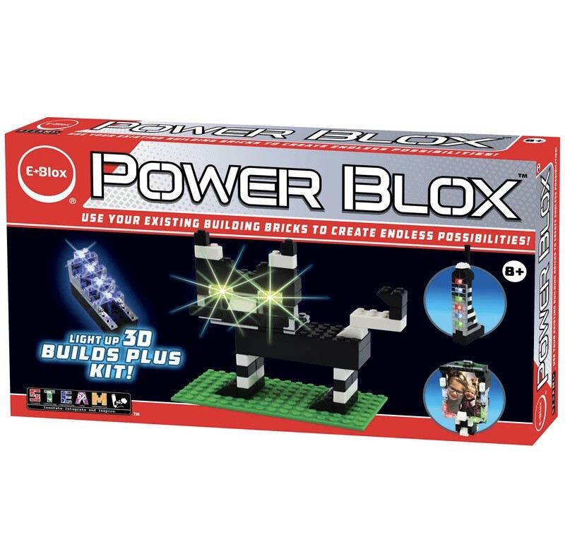E Blox Cat With Green Glowing Eyes