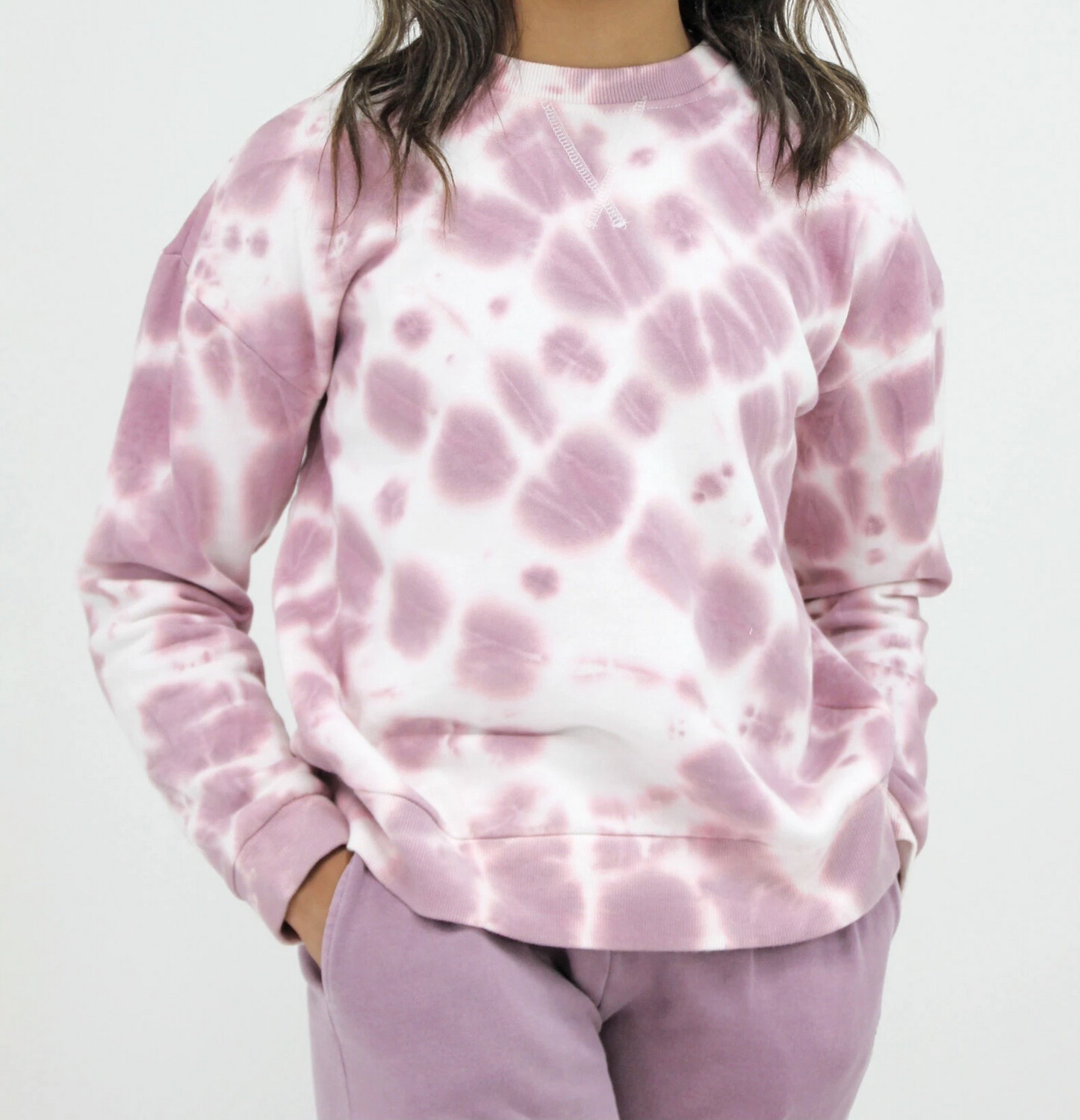 Candy Pink Pink Tie Dye Sweatshirt