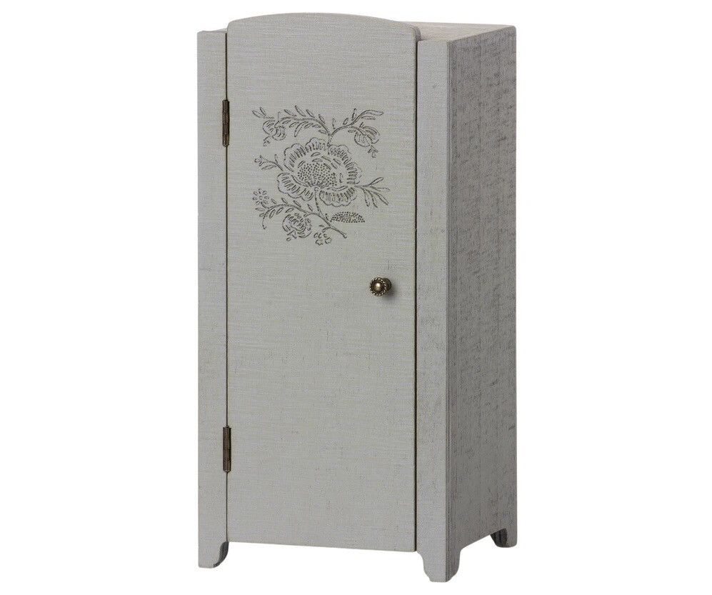 Maileg Miniature Closet, Color: Grey/Mint