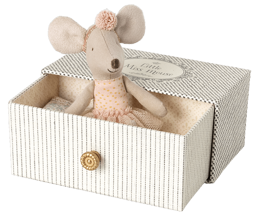 Maileg Dance Mouse in Daybed, Little Sister