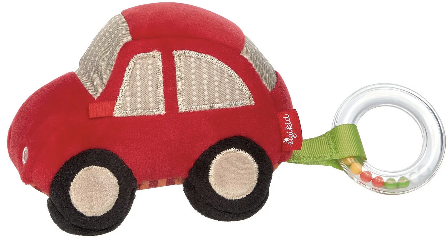 Sigikid Red Car Activity Grasp Toy 