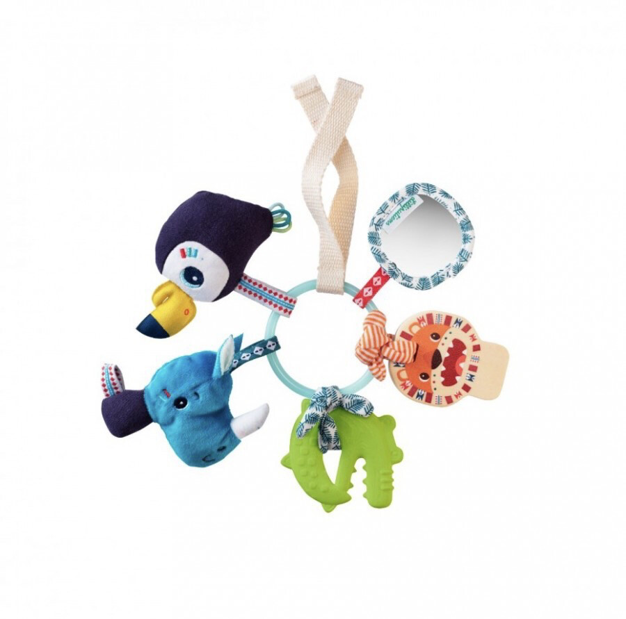 Lilliputiens Jungle Sensory Keyring