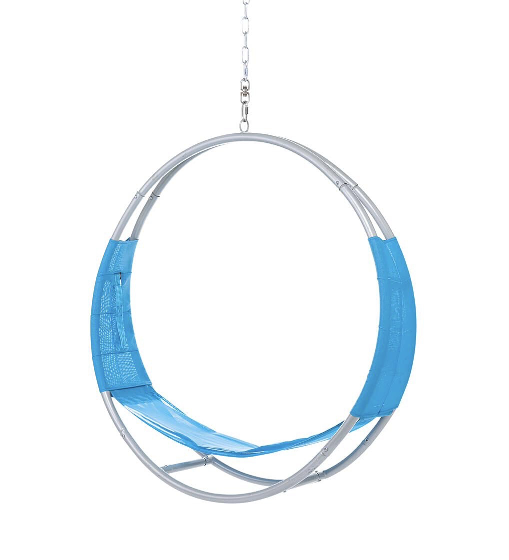 HearthSong 40 Inch Aerial Hoop Spinning Round Swing