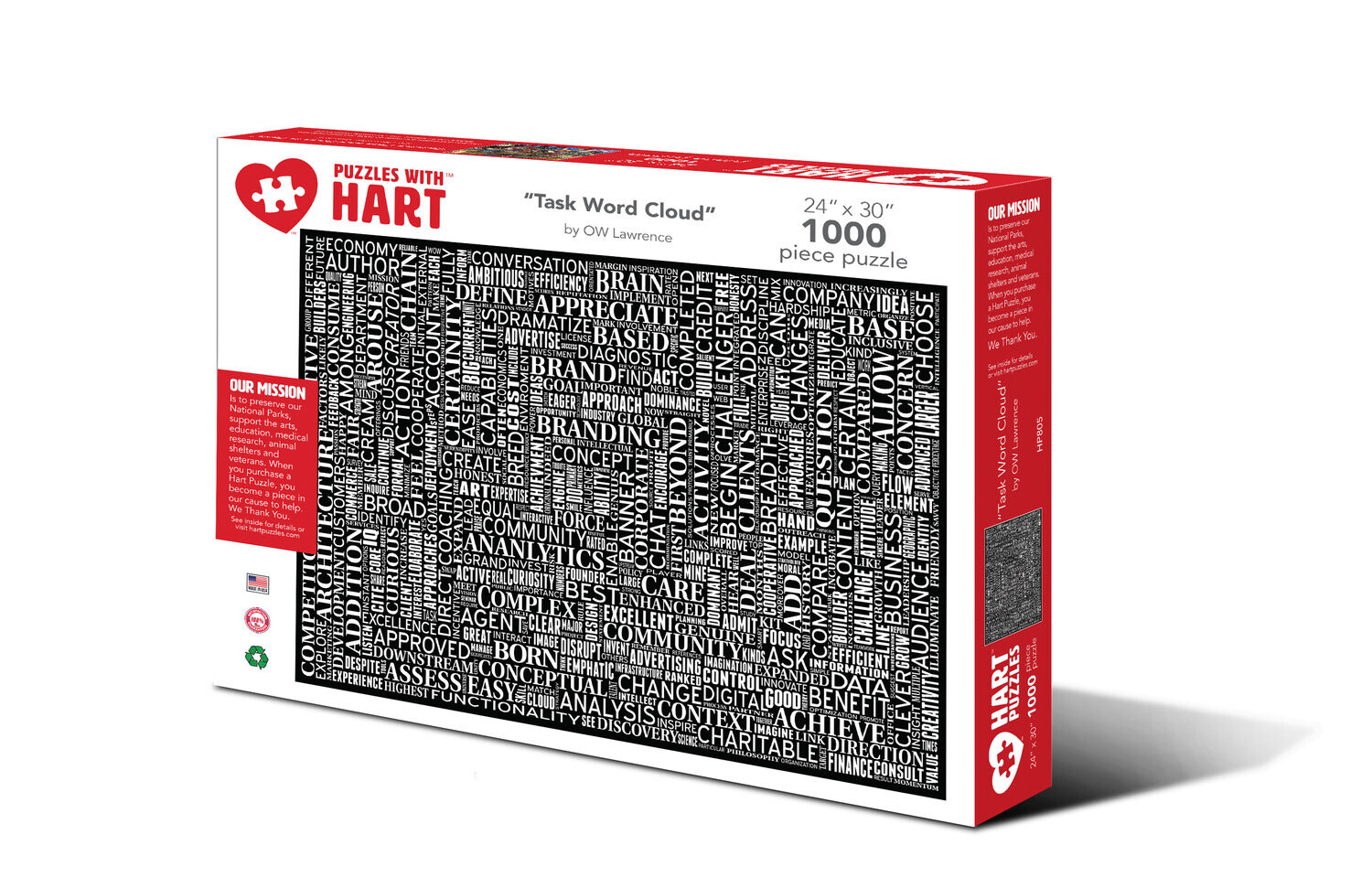 HP Task Word Cloud