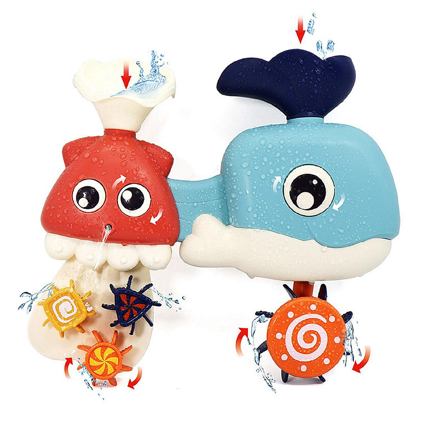 Leo &amp; Friends Whale Waterfall Bath Toy