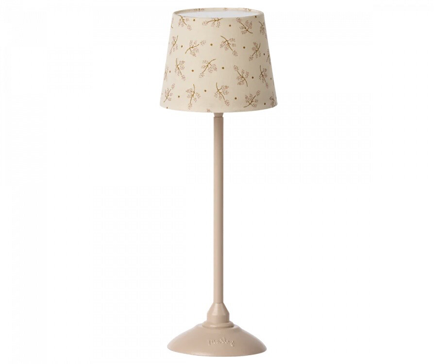 Maileg Miniature Floor Lamp-Powder