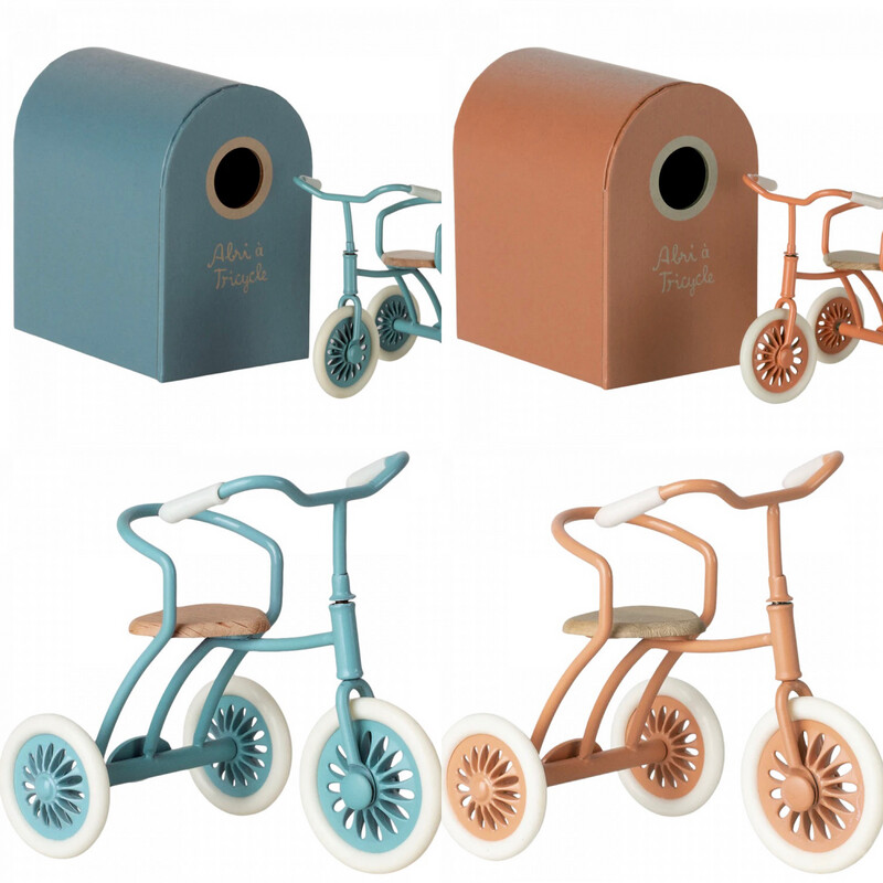 Maileg Abri A Tricycle, Mouse