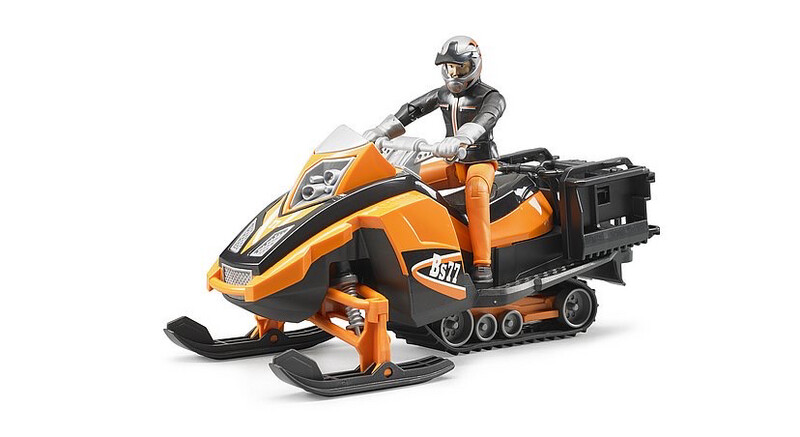 Bruder snowmobile w driver