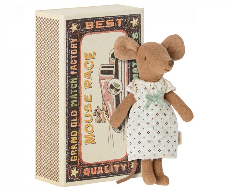 Maileg Big Sister Mouse in Matchbox 