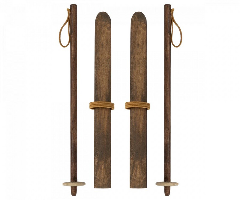 Maileg Ski and Poles, Mum &amp; Dad Mouse