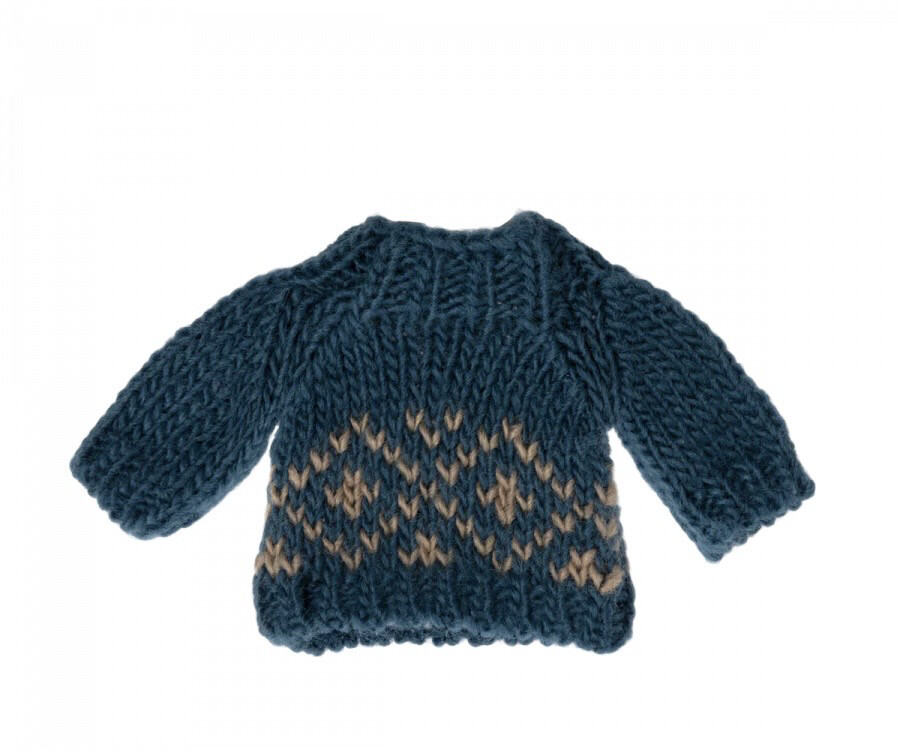 Maileg Knitted Sweater, Dad Mouse