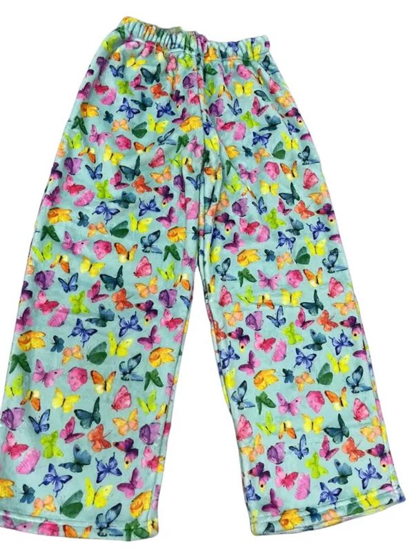 Macaron + Me Butterflies Plush Pants