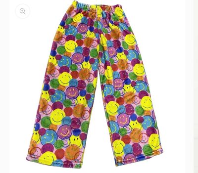 Macaron + Me Neon Smiles Plush Pants