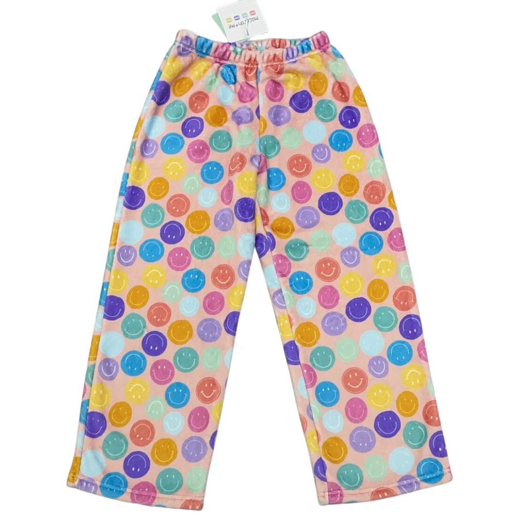 Macaron + Me Smiles Plush Pants Macaron + Me Smiles Plush Pants