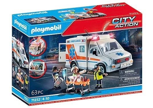 Playmobil Ambulance with Lights