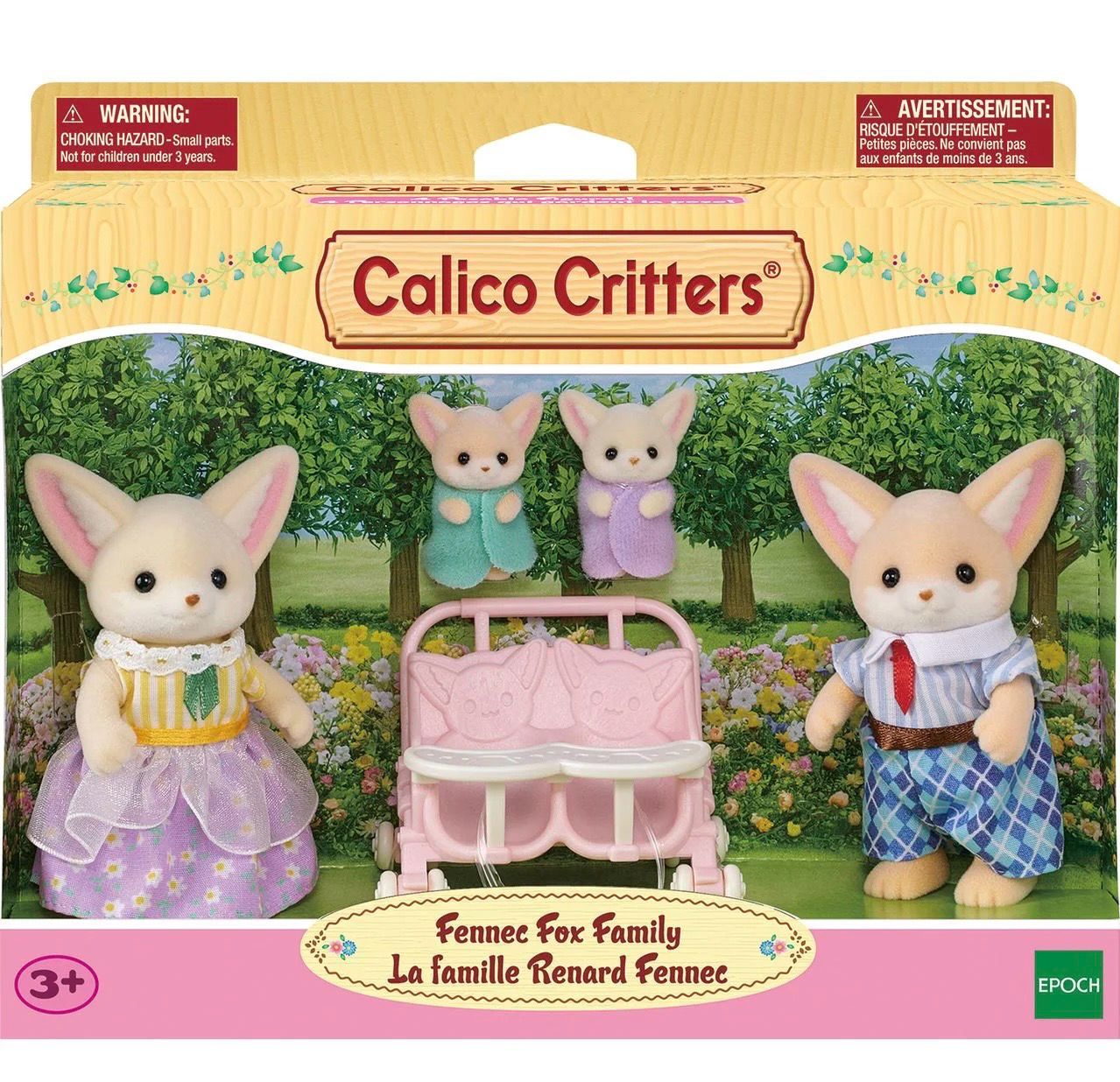 Calico Critters Fennec Fox Family 