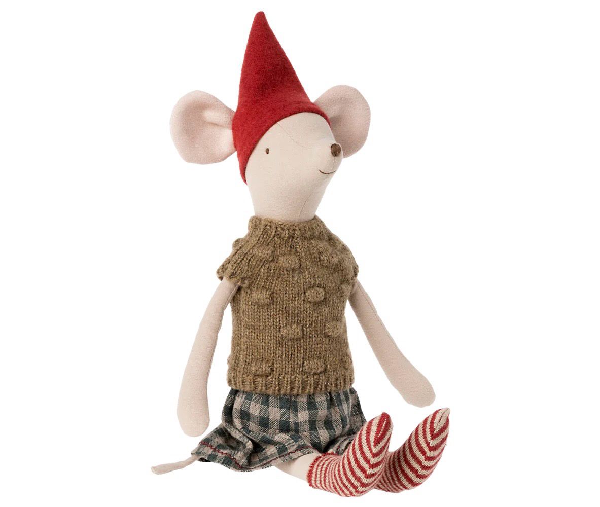 Maileg Christmas Mouse, Medium Girl