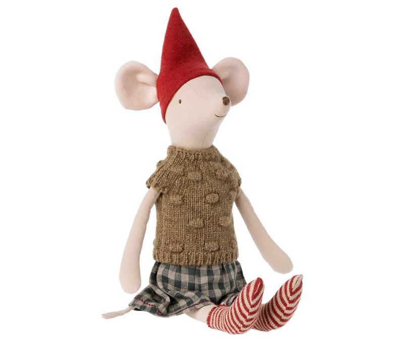 Maileg Christmas Mouse, Medium Girl