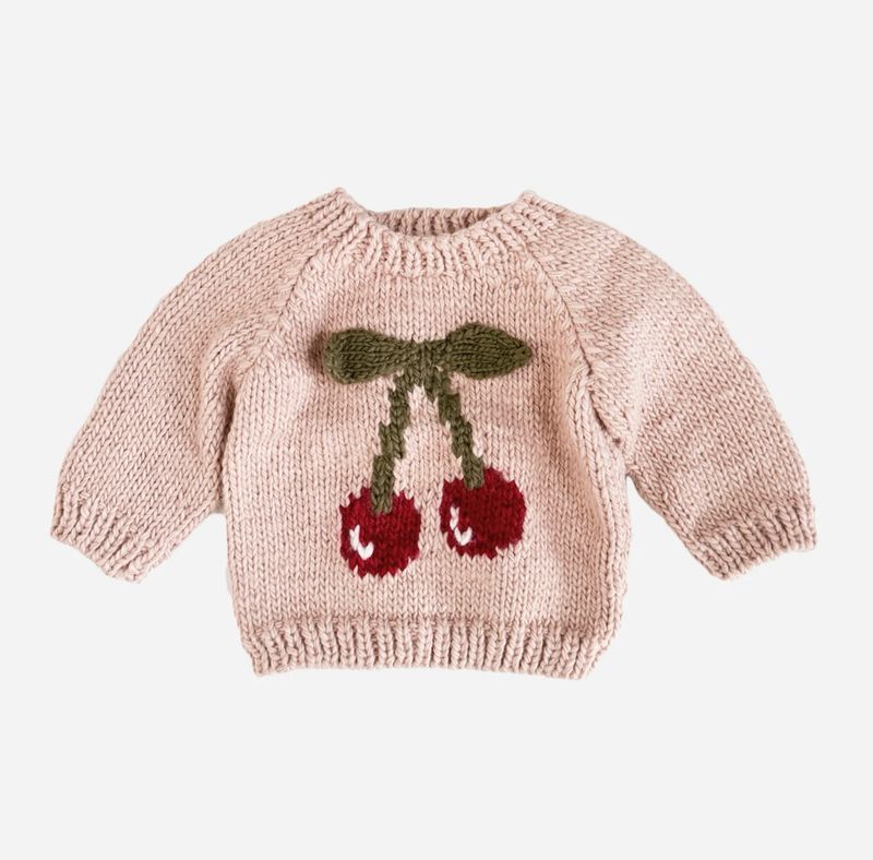 The Blueberry Hill Cherry Pullover Sweater The Blueberry Hill Cherry Pullover Sweater