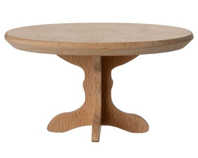 Maileg Oval Coffee Table, Mouse Natural Wood