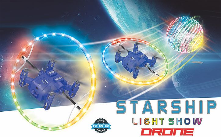 Leading Edge Starship Lightshow Drone