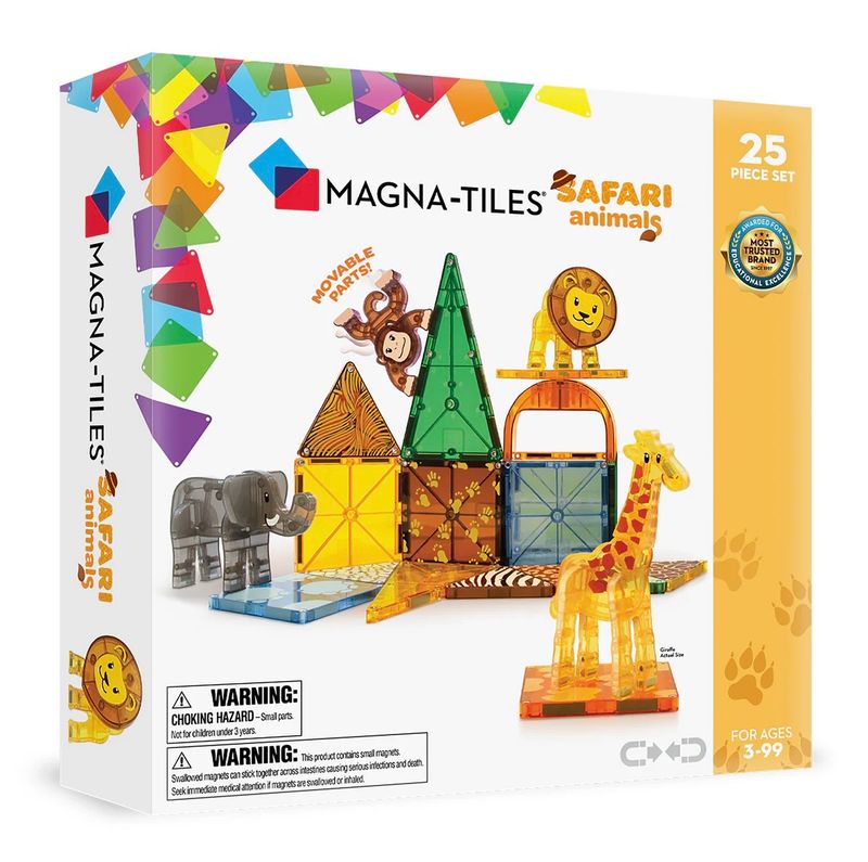 Magna-Tiles Safari 25pc Set