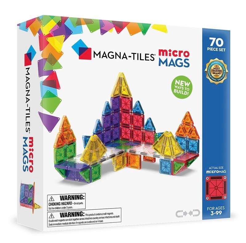 Magna-Tiles MicroMags 70 Piece Deluxe Set Magna-Tiles MicroMags 70 Piece Deluxe Set