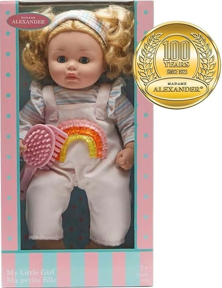 Madame Alexander My Little Girl Rainbow Overalls