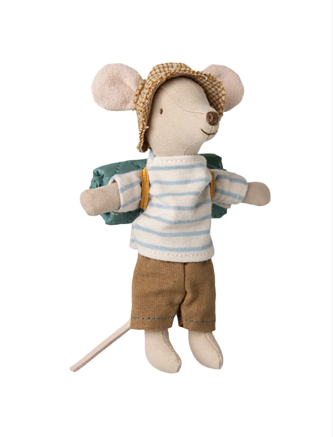 Maileg Hiker Mouse, Big Brother Blue Stripes