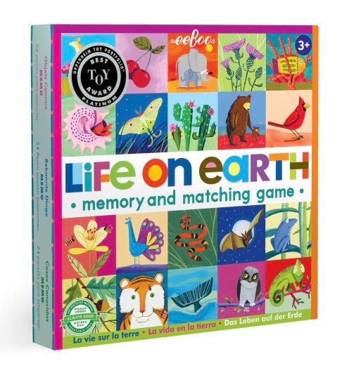 Eeboo Life on Earth Memory Matching Game