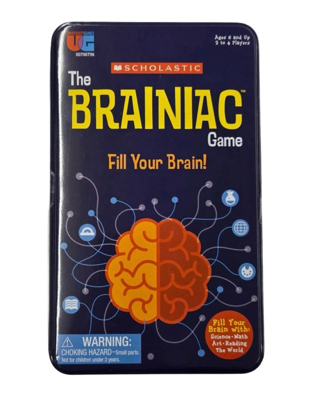 UG Scholastic Brainiac Game, Tin