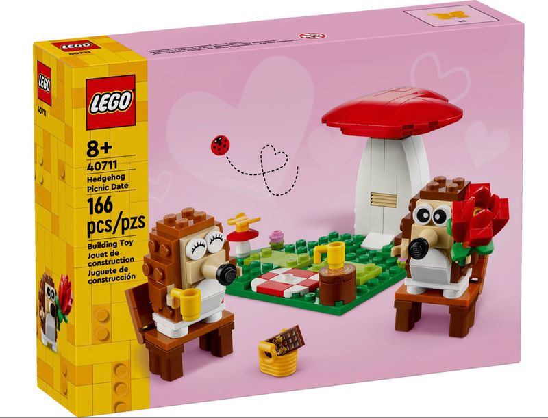 Lego Hedgehog Picnic Date