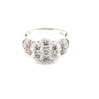 Ladies Baguette and Diamond Band Ladies Baguette and Diamond Band