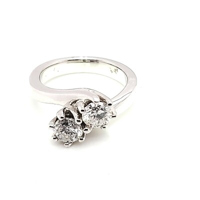 Ladies White Gold Solitaire Ring Ladies White Gold Solitaire Ring
