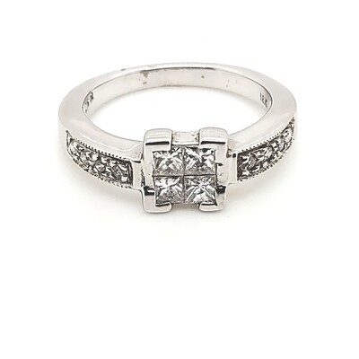 Ladies Princes Cut Diamond Band Ladies Princes Cut Diamond Band