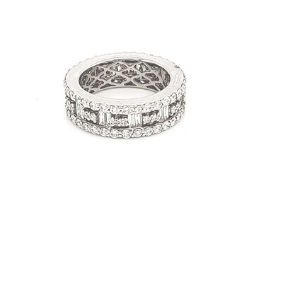 Ladies Baguette and Diamond Eternity Band Ladies Baguette and Diamond Eternity Band