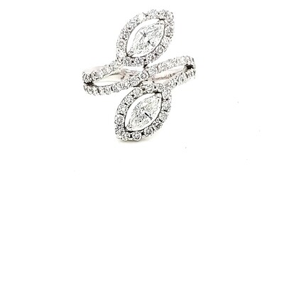 Ladies White Gold Solitaire Diamond Ring Ladies White Gold Solitaire Diamond Ring