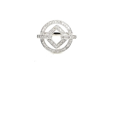 Ladies White Gold Diamond Ring Ladies White Gold Diamond Ring