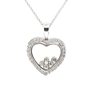 Ladies White Gold Diamond Pendant Ladies White Gold Diamond Pendant