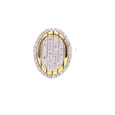 Ladies Two Tone Diamond Ring Ladies Two Tone Diamond Ring