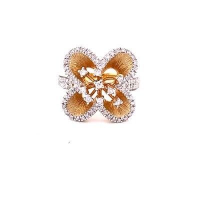Ladies Yellow Gold Diamond Ring Ladies Yellow Gold Diamond Ring