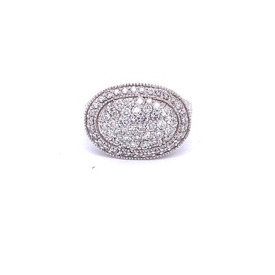 Ladies White Gold Diamond Ring Ladies White Gold Diamond Ring