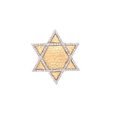 Ladies White & Yellow Gold Diamond Pendant Ladies White & Yellow Gold Diamond Pendant