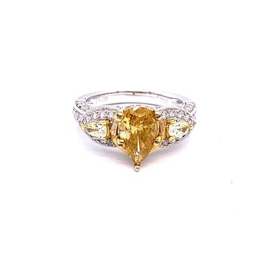 Ladies Yellow Diamond Ring