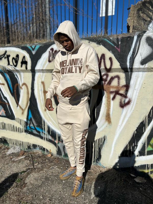 Brown On Tan Melanin Royalty Jogging Set