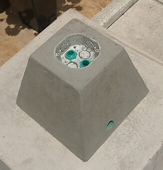 Base para lámpara