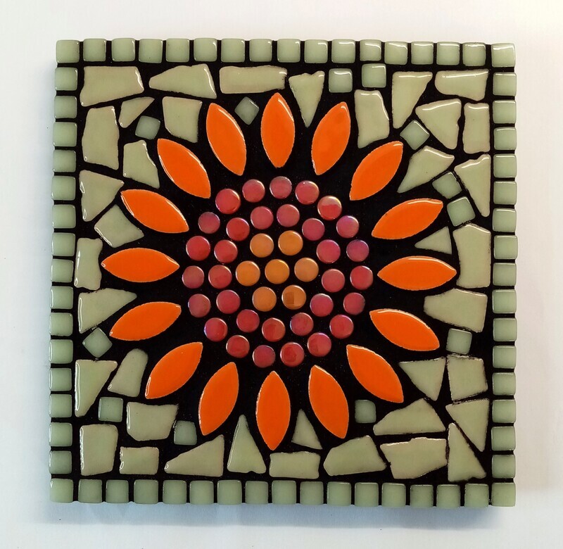 Mini Sunflower (Mini Jigsaw Mosaic kit)