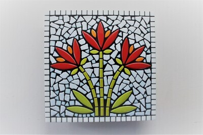 Art Deco Flowers (Jigsaw mosaic kit)