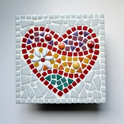 Happy Heart (Mini Jigsaw Mosaic Kit)